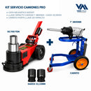 Kit Servicio Pesado Camión  (Gata 50/100T + Carrito + Pistola Camión)
