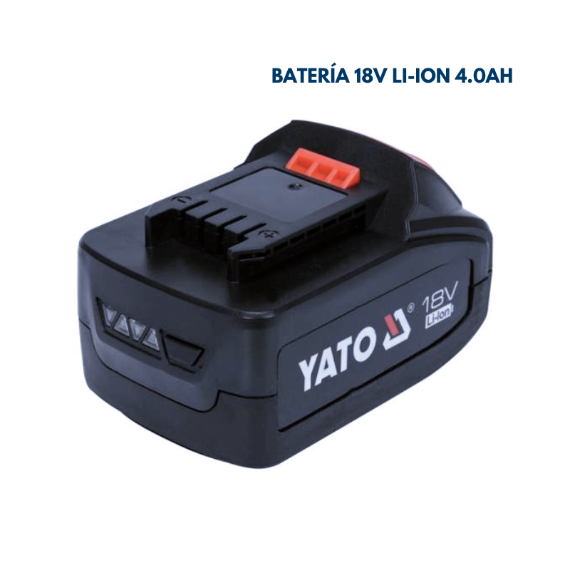 Batería 18V Li-ion 4.O AH YATO