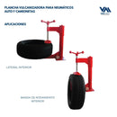 Plancha Vulcanizadora para Neumático de Auto y Camioneta