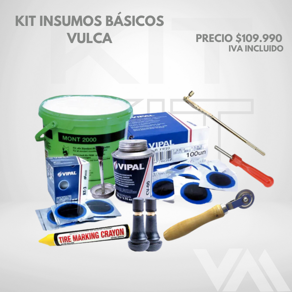 Kit Vulca Insumos Básicos