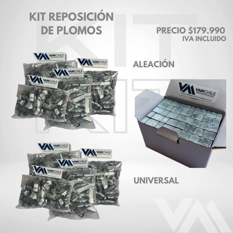 Kit Reposición Contrapesos para Balanceo