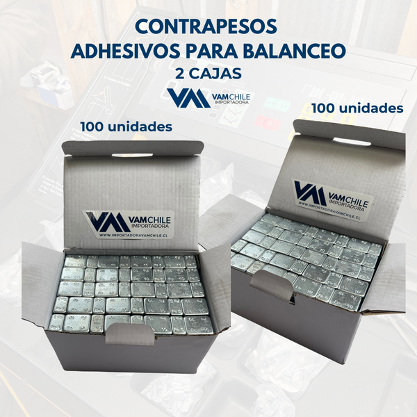 Kit Contrapesos Adhesivos 2 Cajas