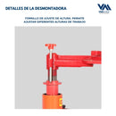 Desmontadora Portátil de Neumáticos para Camiones 16” a 22.5” | 220V