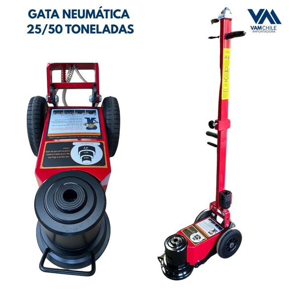 Gata Neumática-Hidráulica 25/50 Toneladas