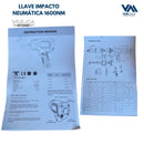 Llave de Impacto Neumática 1/2" – 1.600 Nm - VulcaStore