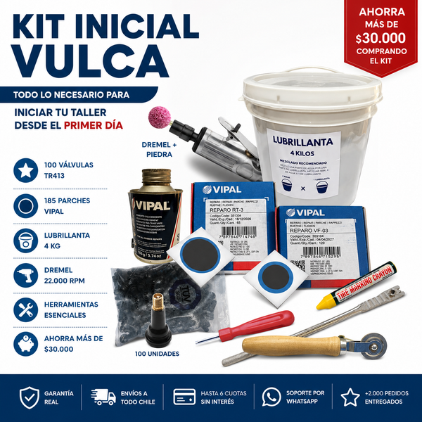Kit Inicial Vulca con Dremel