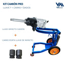 KIT CAMIÓN PRO – Llave Impacto 1” 3800 Nm + Carro Soporte + Dados 32 y 33 mm
