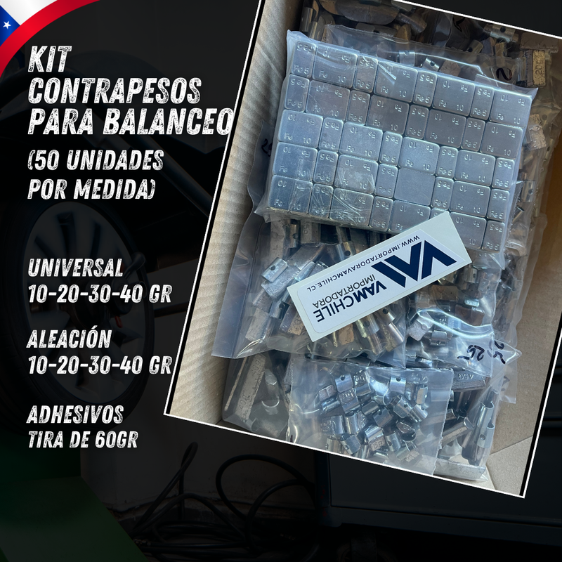 Oferta Fiestas / Kit Contrapesos Reposición