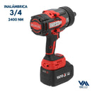 Llave de Impacto Inalámbrica 3/4 - 2400NM + 1 Bat 6Ah