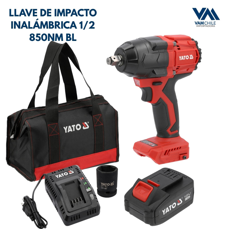 Llave de Impacto Inalámbrica 1/2 - 850NM BL